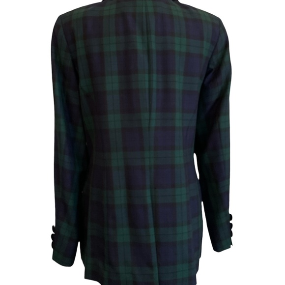 Pendleton Petite 100% Virgin Wool Tartan Plaid Blazer Size 12 Very Good Cond. - Picture 3 of 13